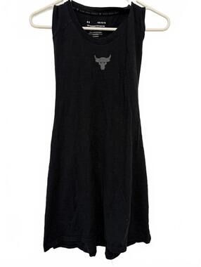 Under Armour Charged Cotton Black Tank Top LG